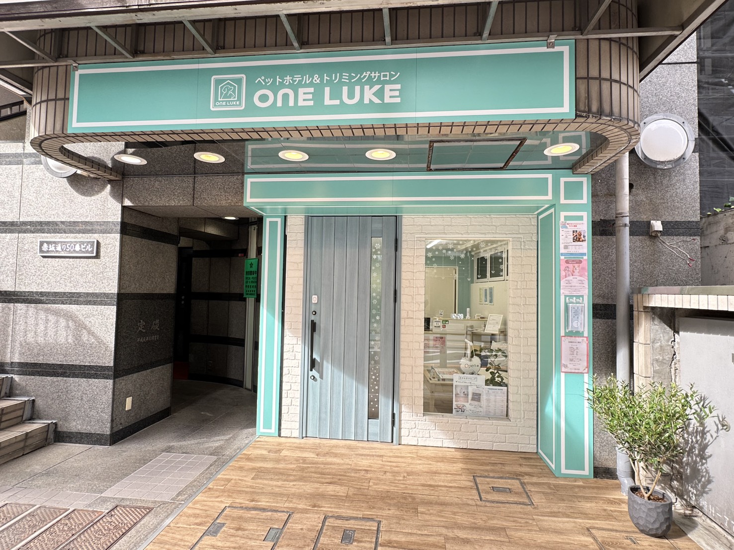 ワンルーク港区赤坂店の外観