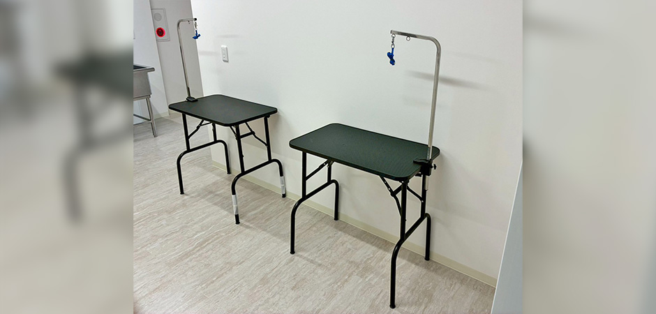 ワンルーク福岡西区店のトリミング台